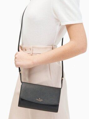 Black Kate Spade Laurel Way Addison Crossbody Bag